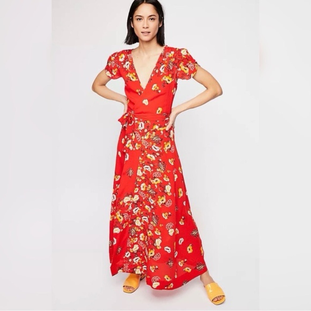 Free People Jess Wrap Dress